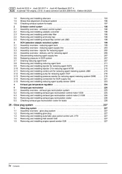 Audi A5 F5 2016-2019 diesel engines 2.0l 136-204 hp repair workshop manual eBook