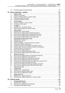 Audi A5 type F5 2016-2019 diesel engines 218-272 hp repair workshop manual eBook