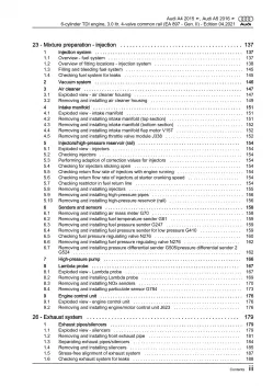 Audi A5 type F5 2016-2019 diesel engines 231-286 hp repair workshop manual eBook