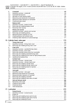 Audi A5 type F5 2016-2019 diesel engines 341-344 hp repair workshop manual eBook