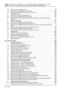 Audi A5 F5 2016-2019 servicing diesel engines 136-204 hp repair manual eBook