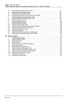 Audi A6 4A 1990-1997 Motronic injection ignition system 4.2l repair manual eBook