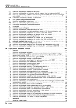 Audi A6 type 4B 1997-2005 electrical system repair workshop manual eBook