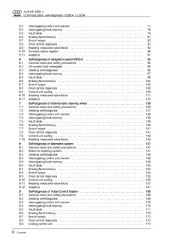 Audi A6 4B (97-05) self-diagnosis for communication repair workshop manual eBook