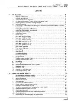 Audi A6 4B (97-05) motronic injection ignition system 450 hp repair manual eBook