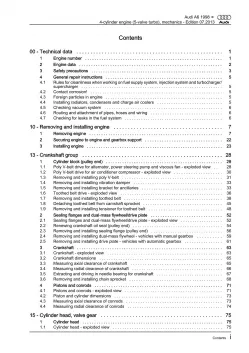 Audi A6 4B 1997-2005 4-cyl. petrol engine mechanics 150 hp repair manual eBook