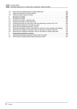 Audi A6 type 4B 1997-2005 petrol engine mechanics 450-480 hp repair manual eBook