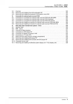 Audi A6 4F 2004-2011 communication radio navigation repair workshop manual eBook