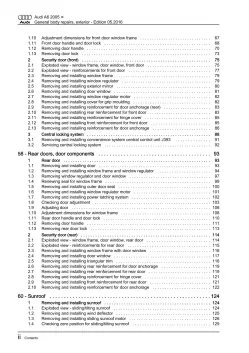 Audi A6 4F 2004-2011 general body repairs exterior guide workshop manual eBook