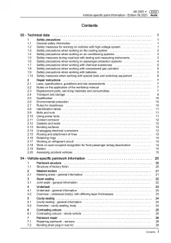 Audi A6 type 4F 2004-2011 paint information repair workshop manual eBook pdf