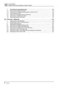 Audi A6 4F 2004-2011 multitronic gearbox 0AN fwd repair workshop manual eBook