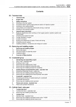 Audi A6 4F 2004-2011 petrol engine mechanics 170 hp repair workshop manual eBook