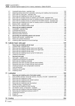 Audi A6 4F 2004-2011 6-cyl. petrol engine mechanics 177 hp repair manual eBook