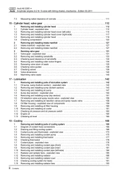 Audi A6 4F 2004-2011 8-cyl. petrol engine mechanics 334 hp repair manual eBook