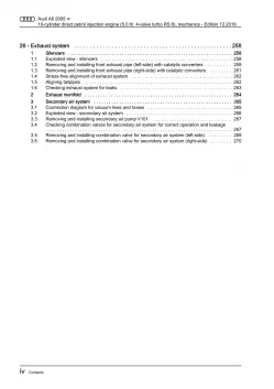 Audi A6 4F 2004-2011 10-cyl. petrol engine mechanics 579 hp repair manual eBook