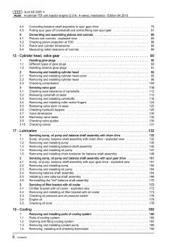 Audi A6 4F 2004-2011 diesel engine mechanics 2.0l 121-140 hp repair manual eBook