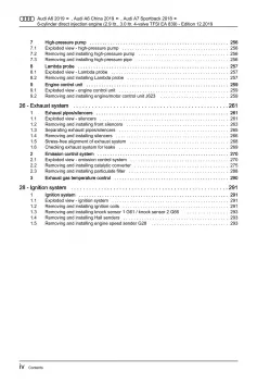 Audi A6 4K 2018-2023 6-cyl. petrol engines 340 hp repair workshop manual eBook