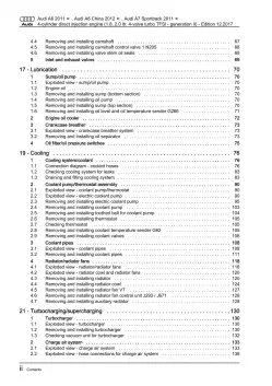 Audi A7 type 4G 2010-2018 petrol engines 179-220 hp repair workshop manual eBook