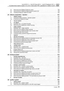 Audi A7 type 4G 2010-2018 petrol engines 179-220 hp repair workshop manual eBook