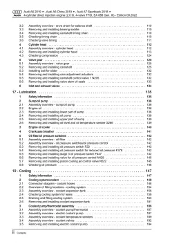 Audi A7 4K from 2018 petrol engines 2.0l 190-367 hp repair workshop manual eBook