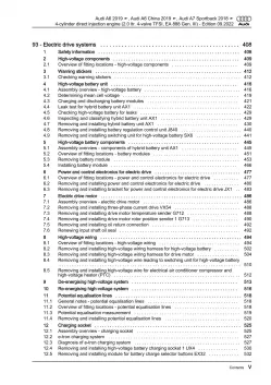 Audi A7 4K from 2018 petrol engines 2.0l 190-367 hp repair workshop manual eBook