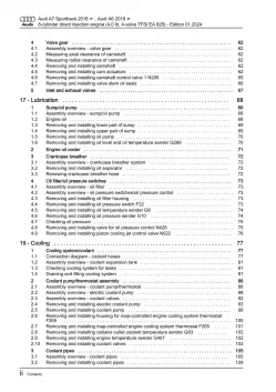 Audi A7 4K from 2018 petrol engines 4.0l 600-630 hp repair workshop manual eBook