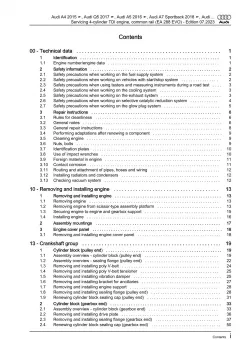 Audi A7 4K from 2018 servicing diesel engines 136-204 hp repair manual eBook