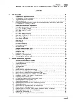 Audi A8 4D 1994-2002 motronic injection ignition system 2.8l repair manual eBook