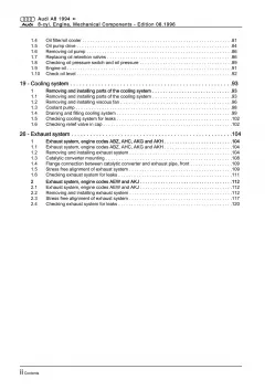 Audi A8 S8 4D 1994-2002 petrol engine mechanics 230-299 hp repair manual eBook