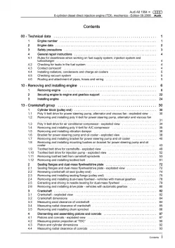 Audi A8 4D 1994-2002 diesel engine mechanics 2.5l 150-180 hp repair manual eBook