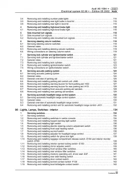 Audi A8 type 4D 1999-2002 electrical system repair workshop manual eBook