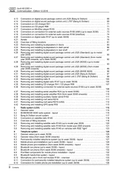 Audi A8 4E 2002-2010 communication radio navigation repair workshop manual eBook