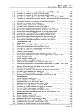 Audi A8 4E 2002-2010 communication radio navigation repair workshop manual eBook
