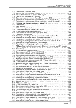 Audi A8 4E 2002-2010 communication radio navigation repair workshop manual eBook