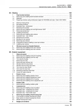 Audi A8 4E 2002-2010 general body repairs exterior guide workshop manual eBook