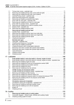 Audi A8 type 4E 2002-2010 6-cyl. petrol engines 209-231 hp repair manual eBook