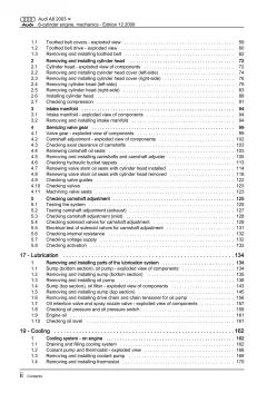 Audi A8 4E 2002-2010 petrol engine mechanics 3.0l 218-220 hp repair manual eBook