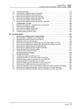 Audi A8 4E 2002-2010 petrol engine mechanics 3.0l 218-220 hp repair manual eBook