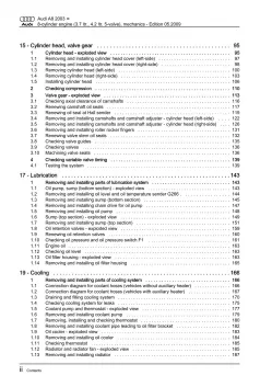 Audi A8 type 4E 2002-2010 petrol engine mechanics 280-334 hp repair manual eBook