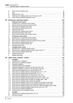 Audi A8 type 4H 2010-2017 electrical system repair workshop manual eBook