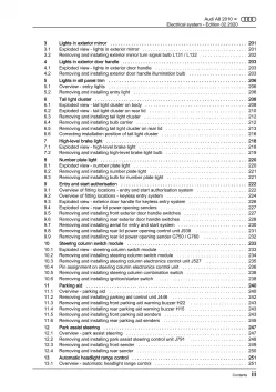 Audi A8 type 4H 2010-2017 electrical system repair workshop manual eBook