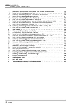 Audi A8 type 4H 2010-2017 electrical system repair workshop manual eBook