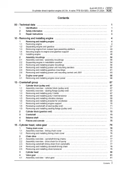 Audi A8 type 4N 2017-2021 petrol engines 460-571 hp repair workshop manual eBook