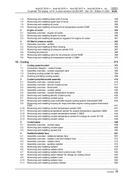 Audi A8 4N 2017-2021 diesel engines 3.0l 231-286 hp repair workshop manual eBook