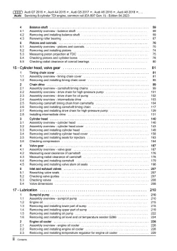 Audi A8 4N 2017-2021 servicing diesel engines 211-350 hp repair manual eBook