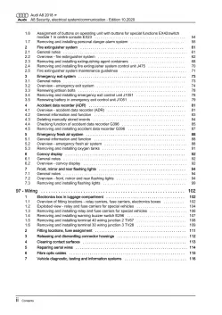 Audi A8 4N (17-21) security electrical system communication repair manual eBook