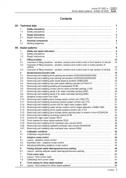 Audi e-tron GT F8 from 2020 drivers assist system repairs workshop manual eBook