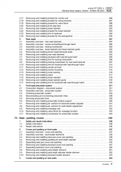 Audi e-tron GT F8 from 2020 general body repairs interior workshop manual eBook