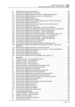 Audi Q8 e-tron GE 2018-2022 general body repairs interior workshop manual eBook