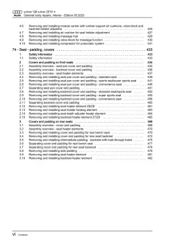 Audi Q8 e-tron GE 2018-2022 general body repairs interior workshop manual eBook